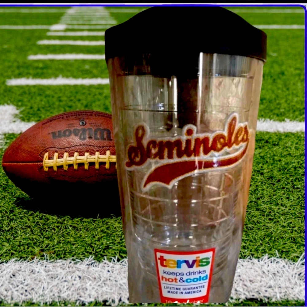 Florida State FSU Seminoles Tervis 16 oz Hot/Cold insulated logo Tumbler NWT